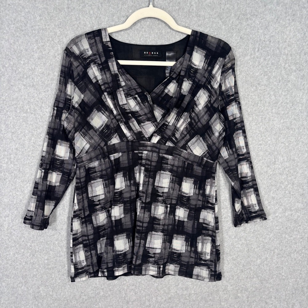 Vintage Y2K‎ Babydoll Mesh Top Medium Abstract Feminine Fairy Grunge Artsy 90s